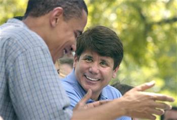 Obama and Blago